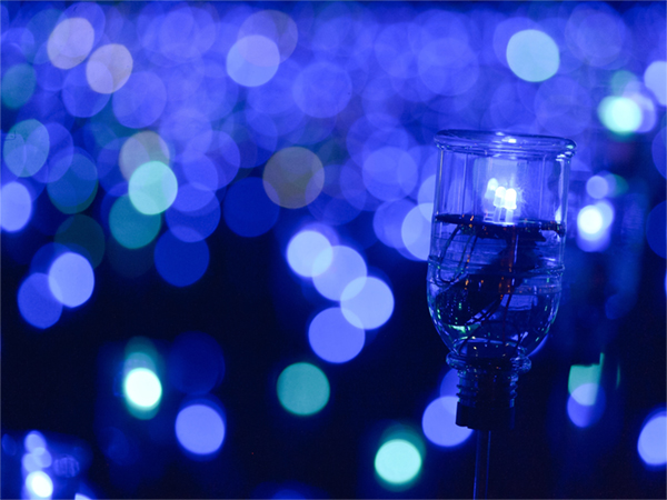 ライトアップ　【医療従事者応援ブルーライトアップ】